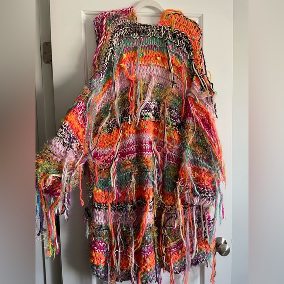 Free People “Nothing But Fringe Jacket” x E With Love Handmade - Picture 6 of 8